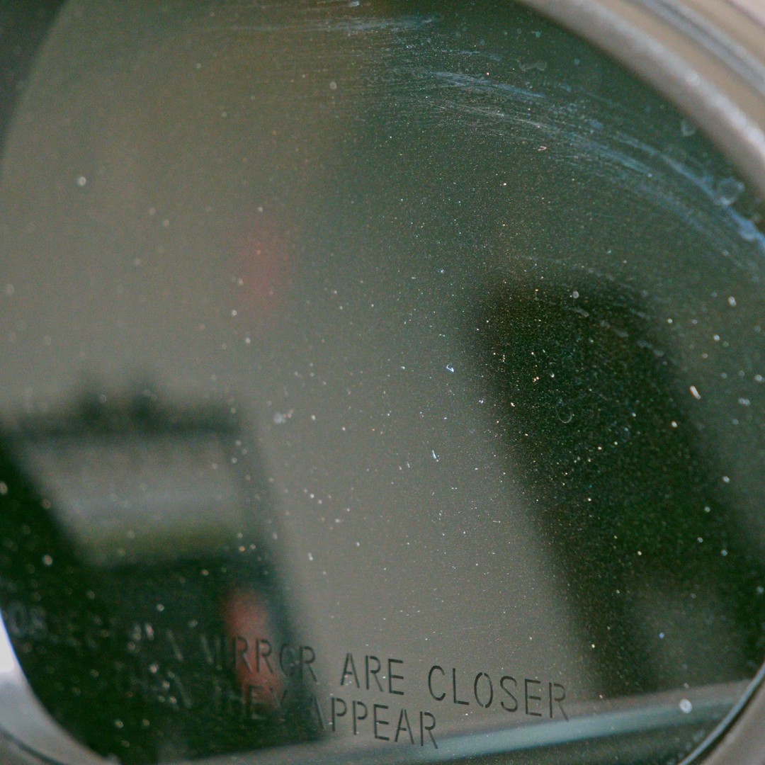 Visible water spots