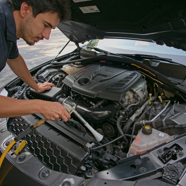 Blowing Out Engine Bay Blowing Out Engine Bay