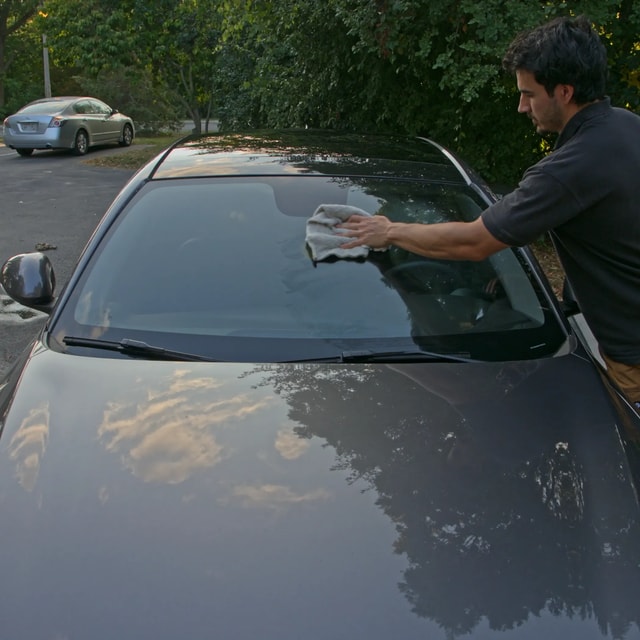 Wiping Up Glass Polish Wiping Up Glass Polish